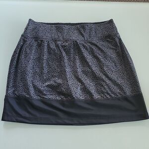 Columbia Leopard Print Skort